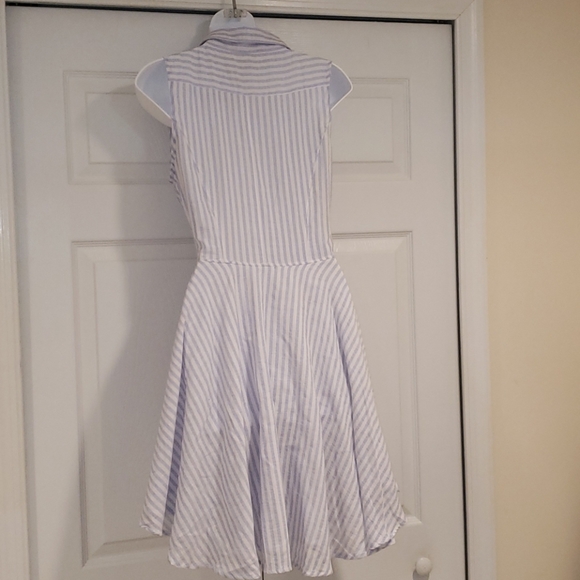 Moral Fiber Striped Fit & Flare Dress Size M - Picture 6 of 6